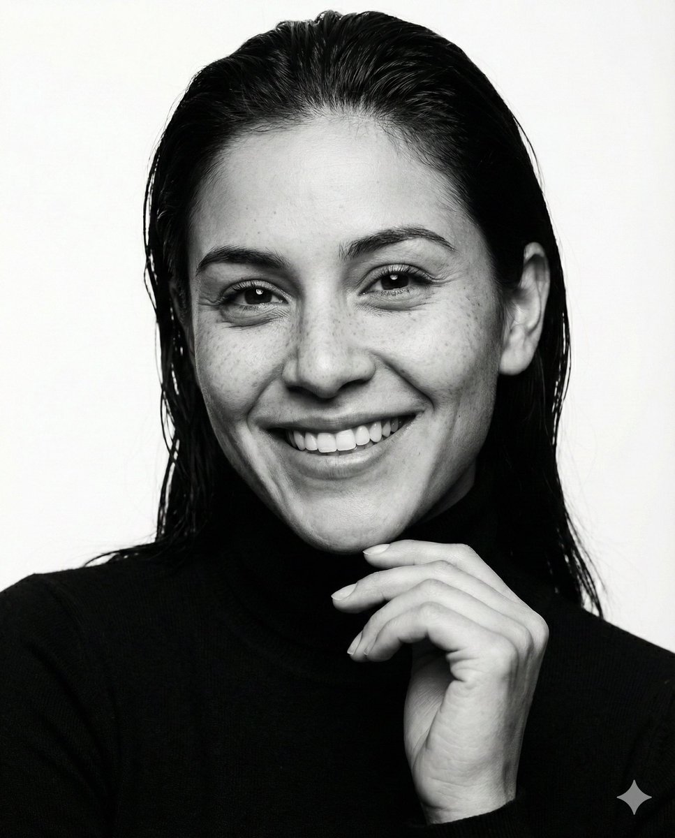 Ultra-photorealistic black and white fashion portrait prompt — example 2