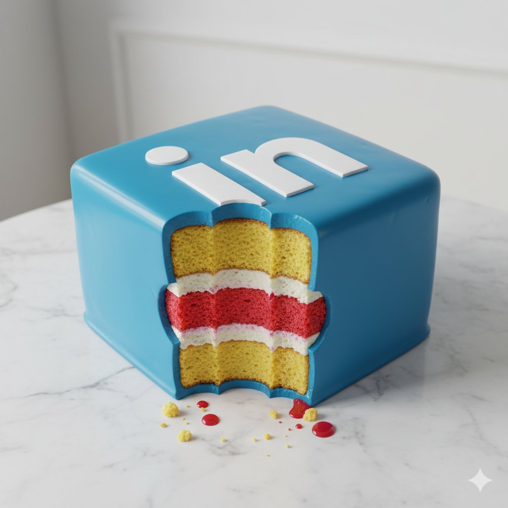 Whimsical hyper-realistic cake illustration prompt — example 2