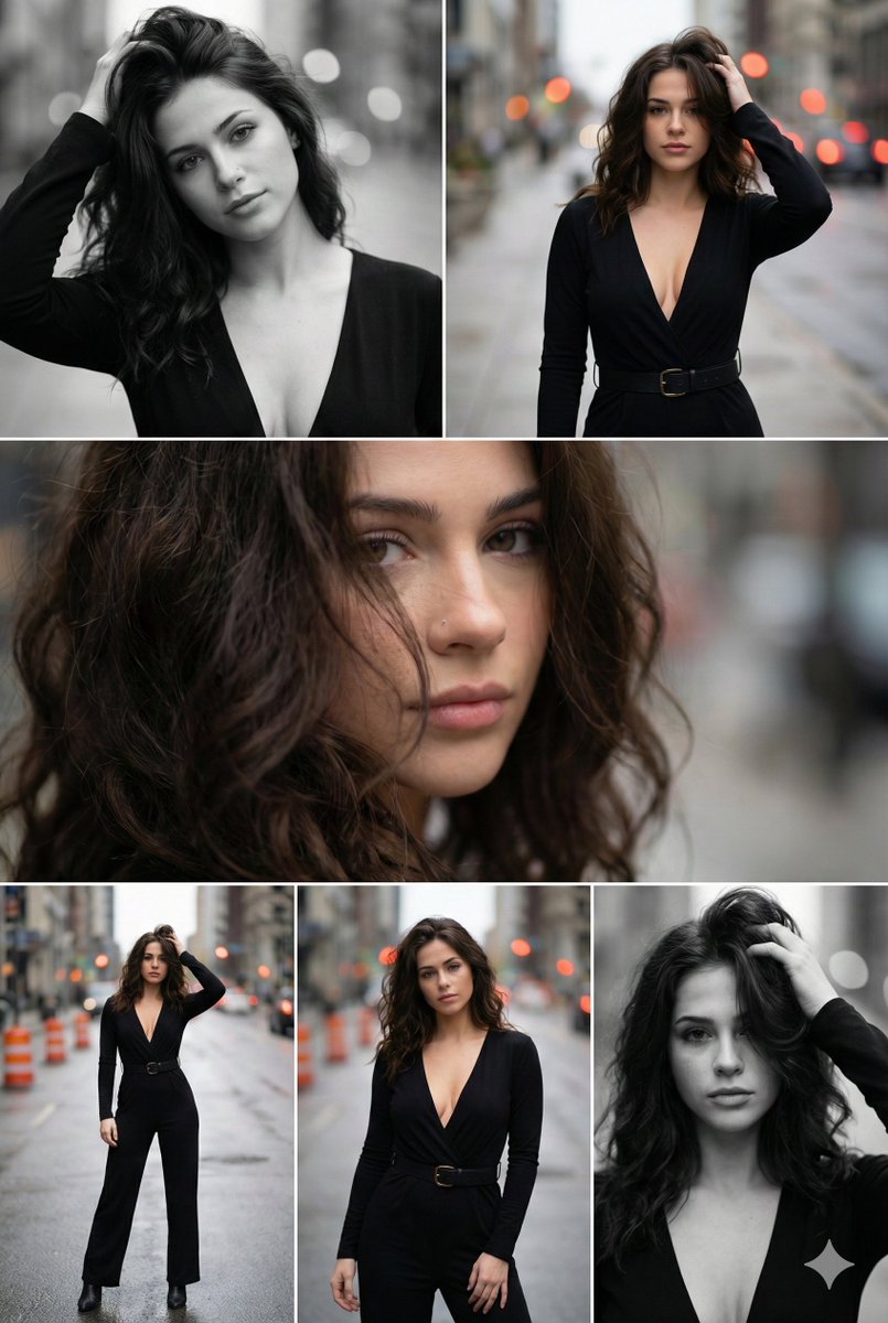 Ultra-photorealistic fashion editorial prompt for urban setting — example 1