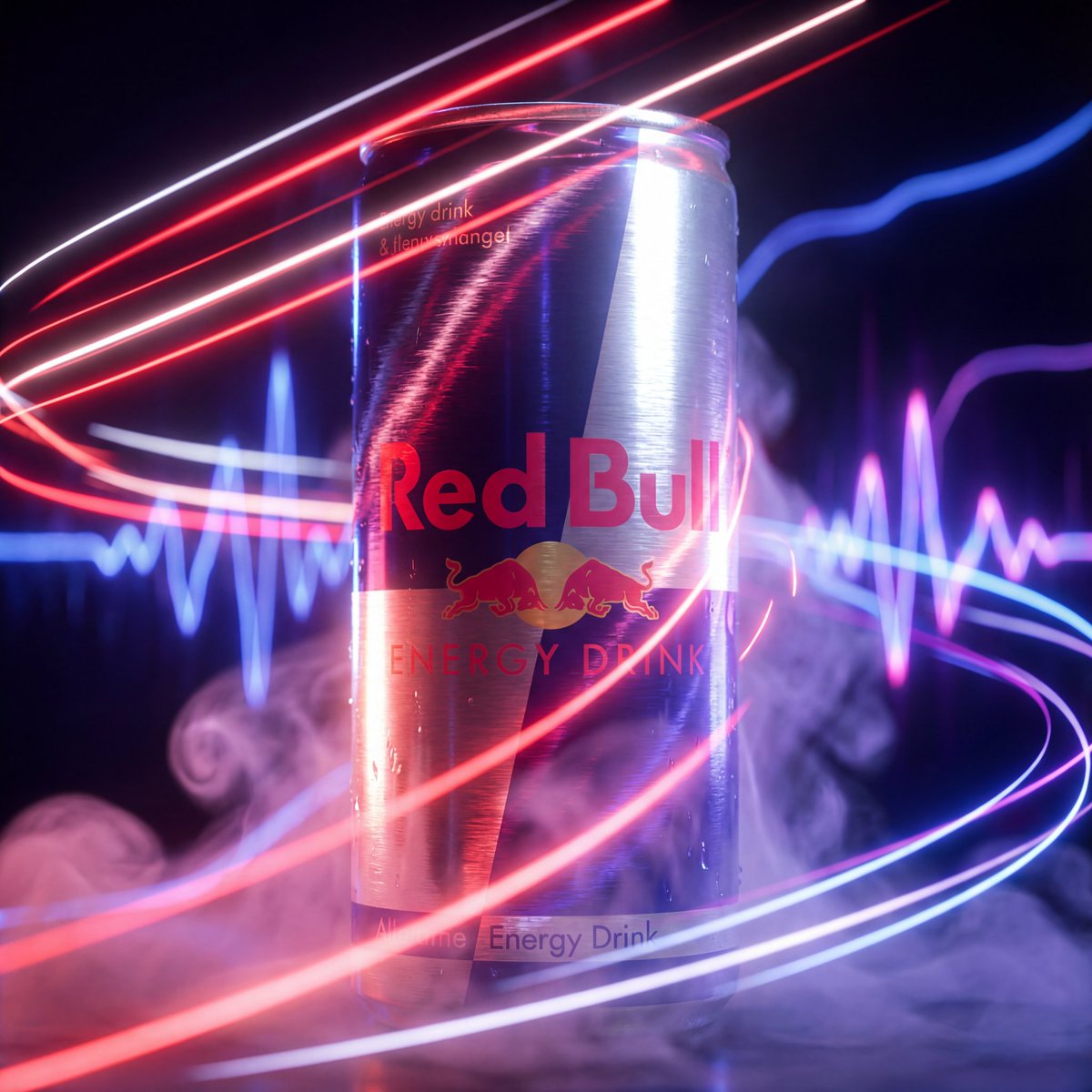 Hyper-Realistic Red Bull Can Ice Explosion Commercial — example 4