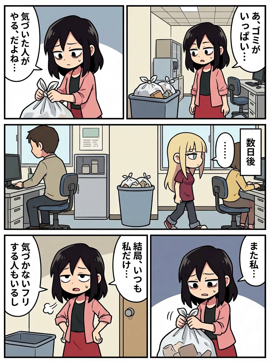 Japanese Text Prompt about Workplace Atmosphere — example 1