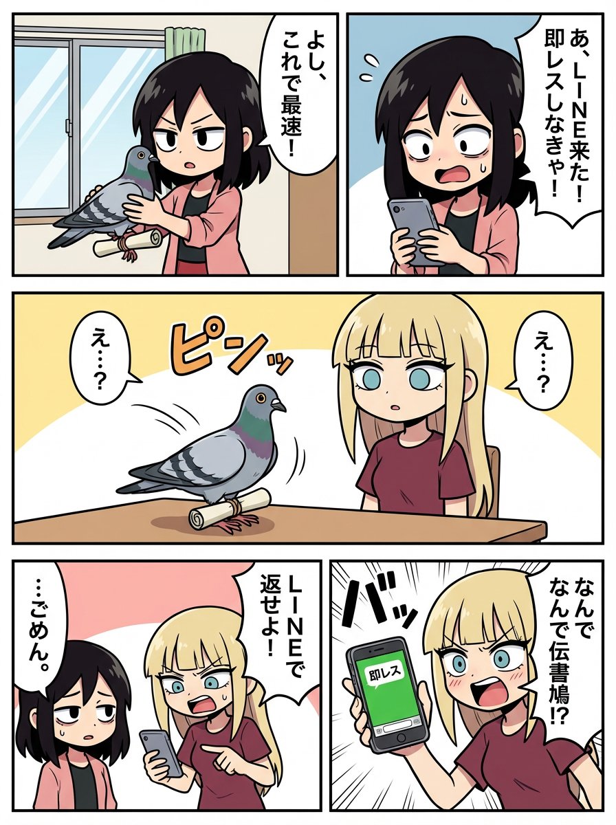 Japanese Text Prompt about Quick Replies and Trust — example 1
