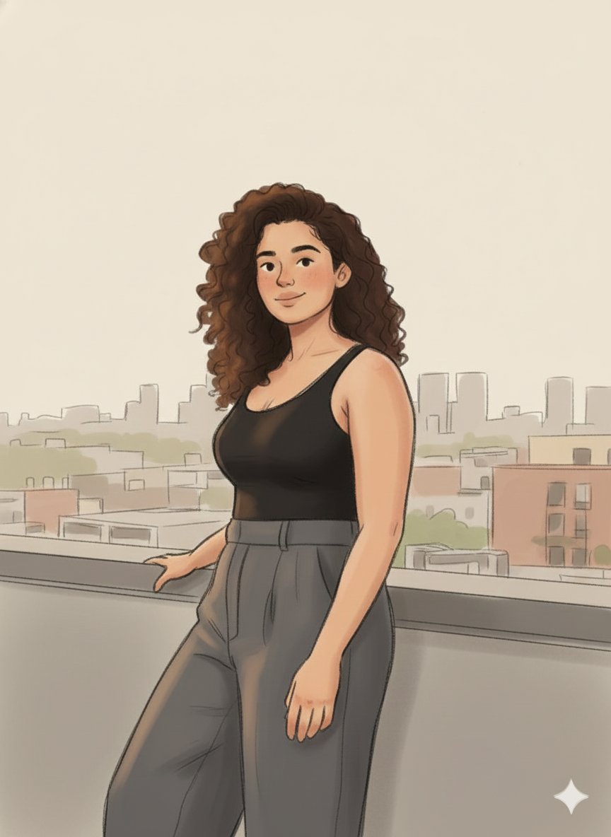 Cozy Marker and Pencil Illustration from Reference — example 1