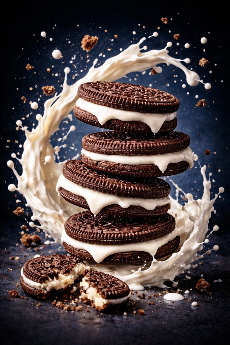 Ultra-Realistic Commercial Food Photography Prompt (Biscuits)
