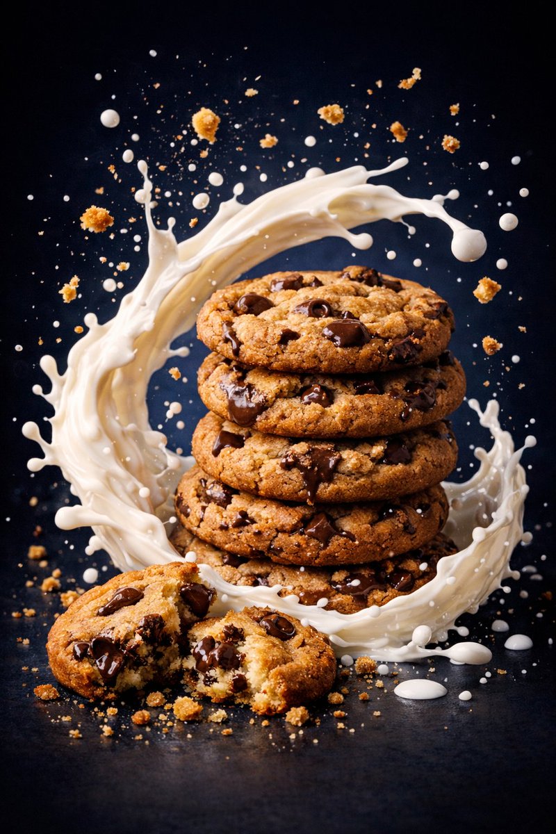 Ultra-Realistic Commercial Food Photography Prompt (Biscuits) — example 2
