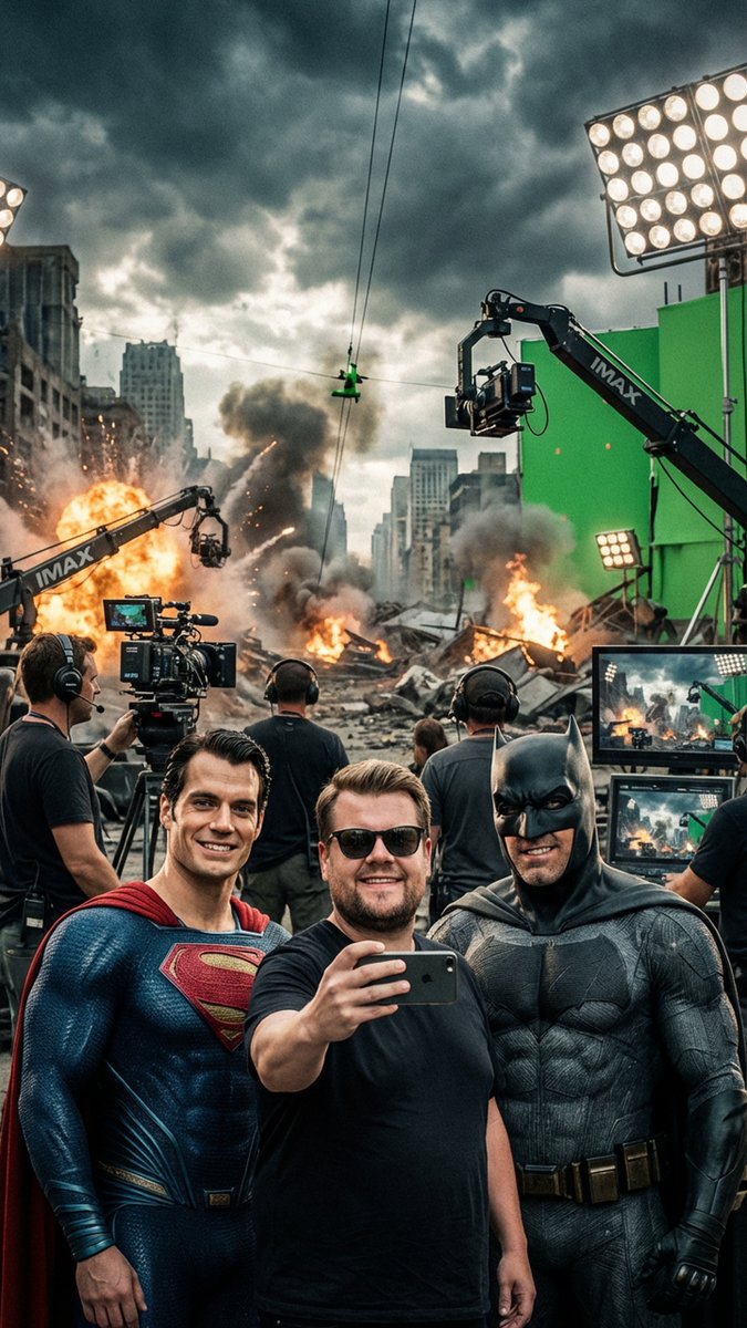 Behind-the-Scenes Selfie Identity Swap Prompt — example 4