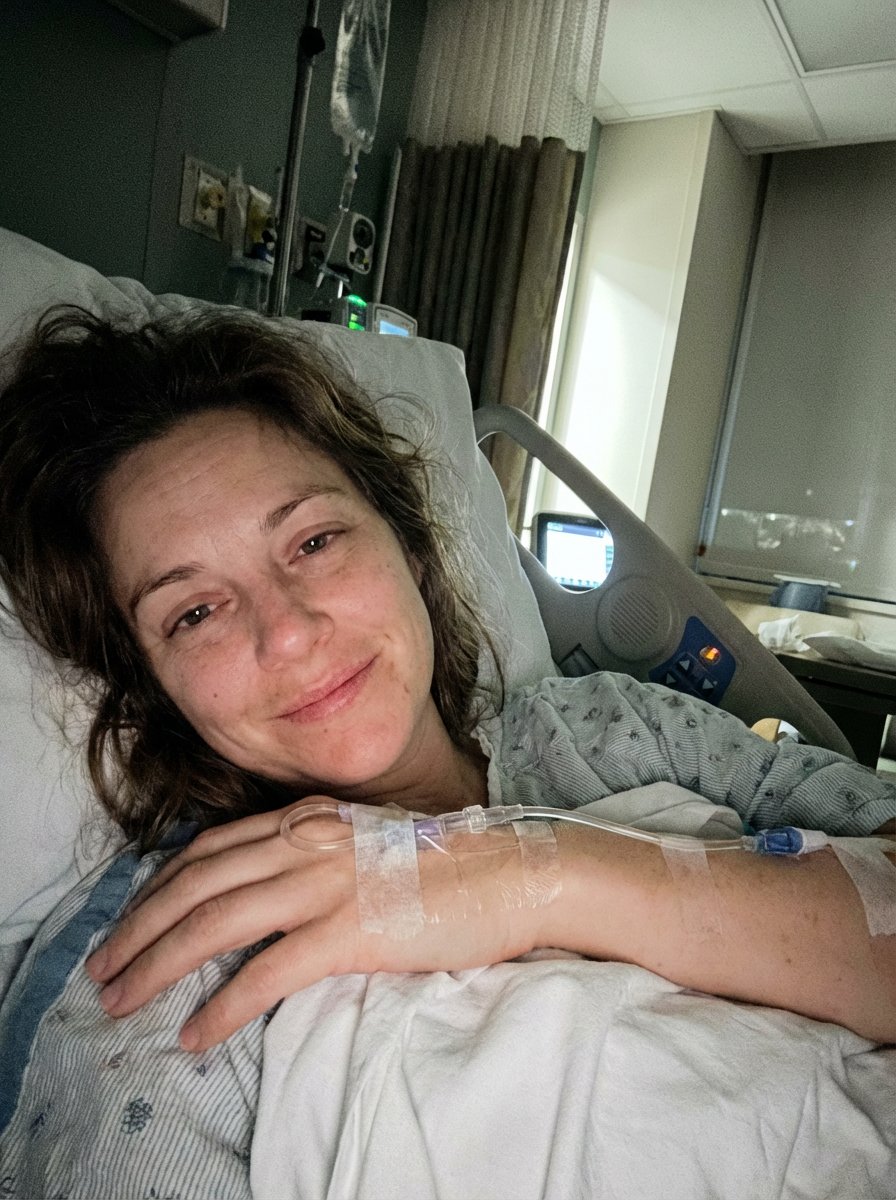 Intimate Hospital Bed Selfie Prompt — example 1