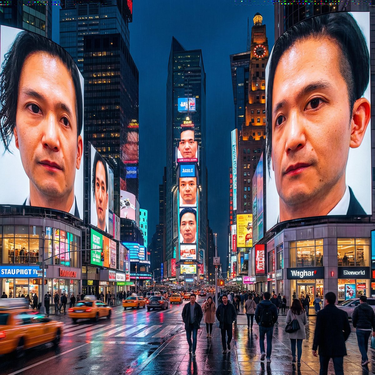 Generating City-Scale Self-Portrait Advertising — example 1