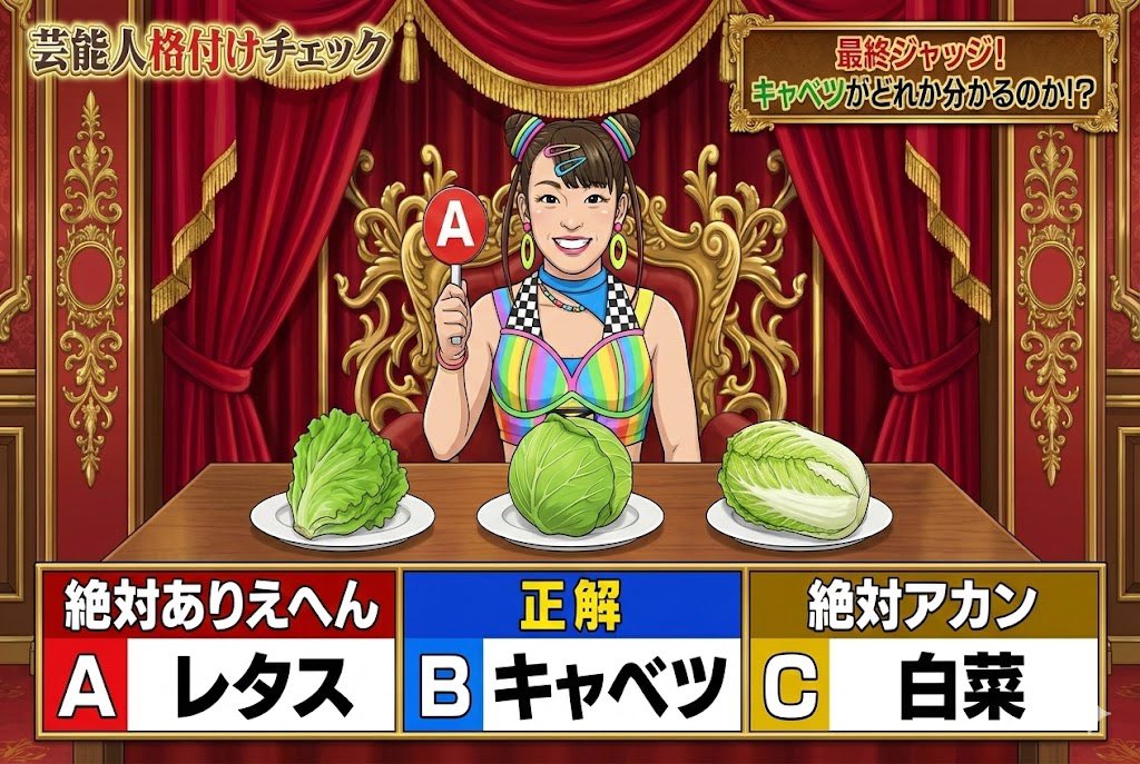 Japanese TV Parody Image Generation Prompt — example 2