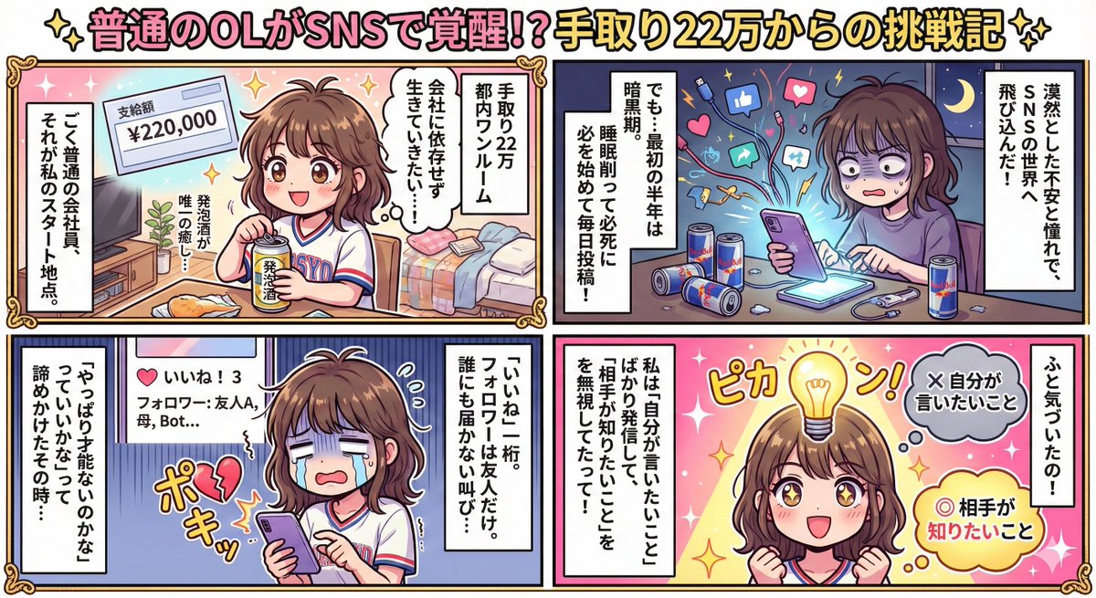 Generating Rich 4-Panel Manga with NanoBanana Pro — example 1