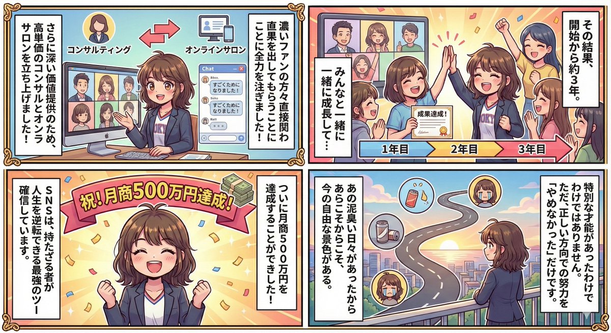 Generating Rich 4-Panel Manga with NanoBanana Pro — example 3