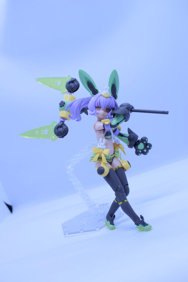 Low-Poly Character Figure of Megami Device — example 1