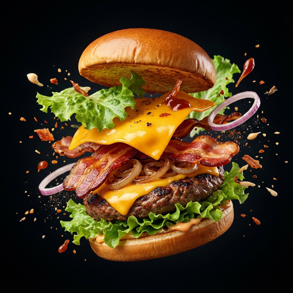 Explosion Food Poster for Marketing — example 1