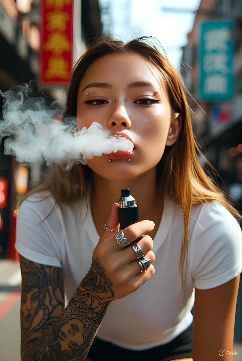 Edgy Urban Street Style Portrait in Tokyo Alleyway — example 2