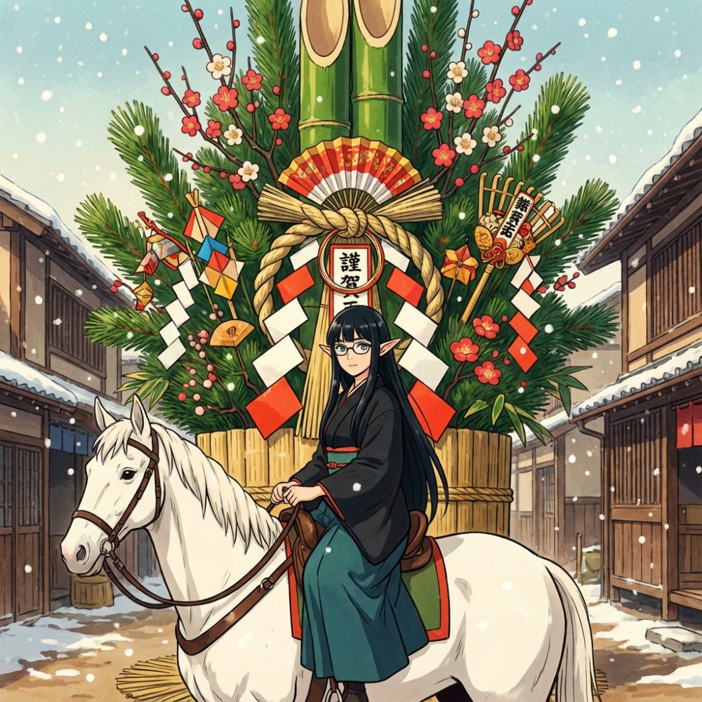 New Year's Postcard Prompt for Nano Banana Pro — example 1
