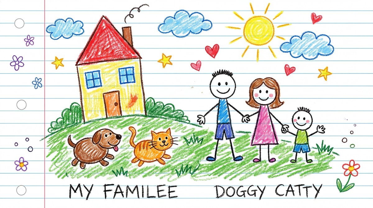 Child's Crayon Drawing Style Generator — example 4