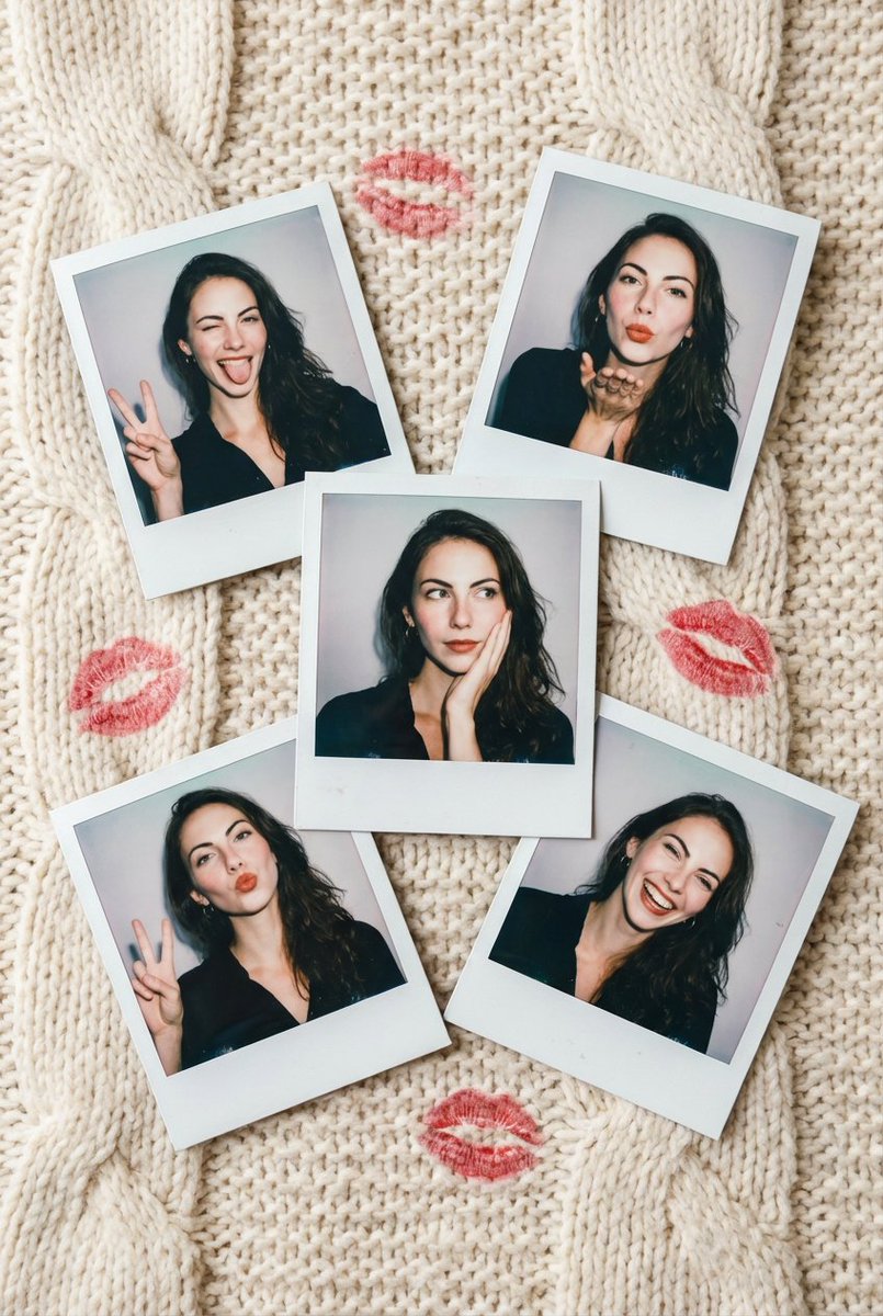 Vintage Polaroid Photo Collection Prompt — example 1