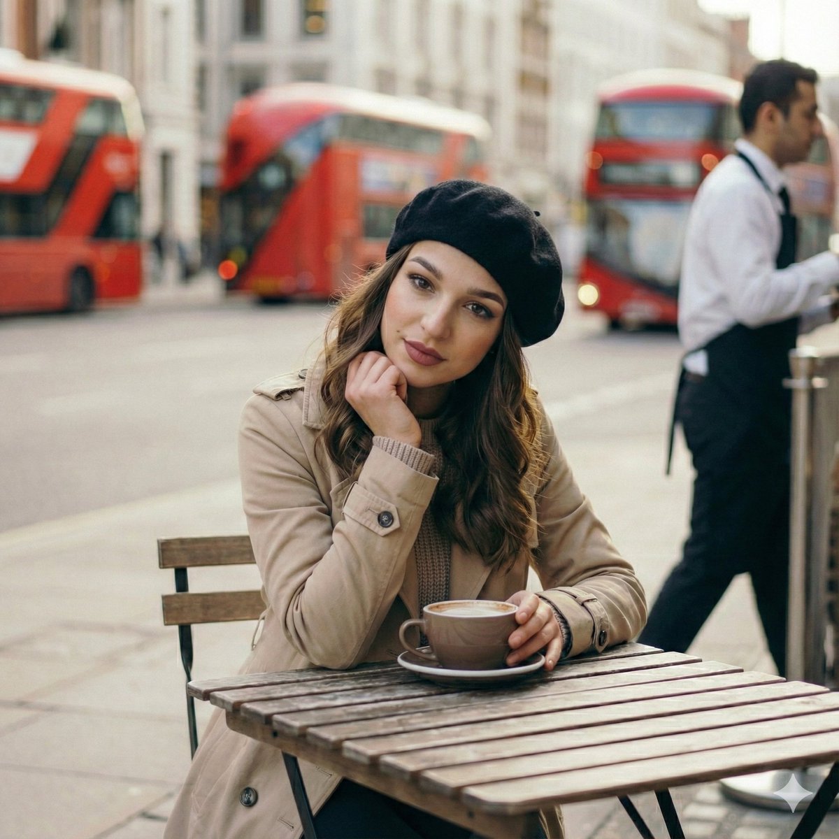 Candid London Cafe Morning Portrait (JSON) — example 2