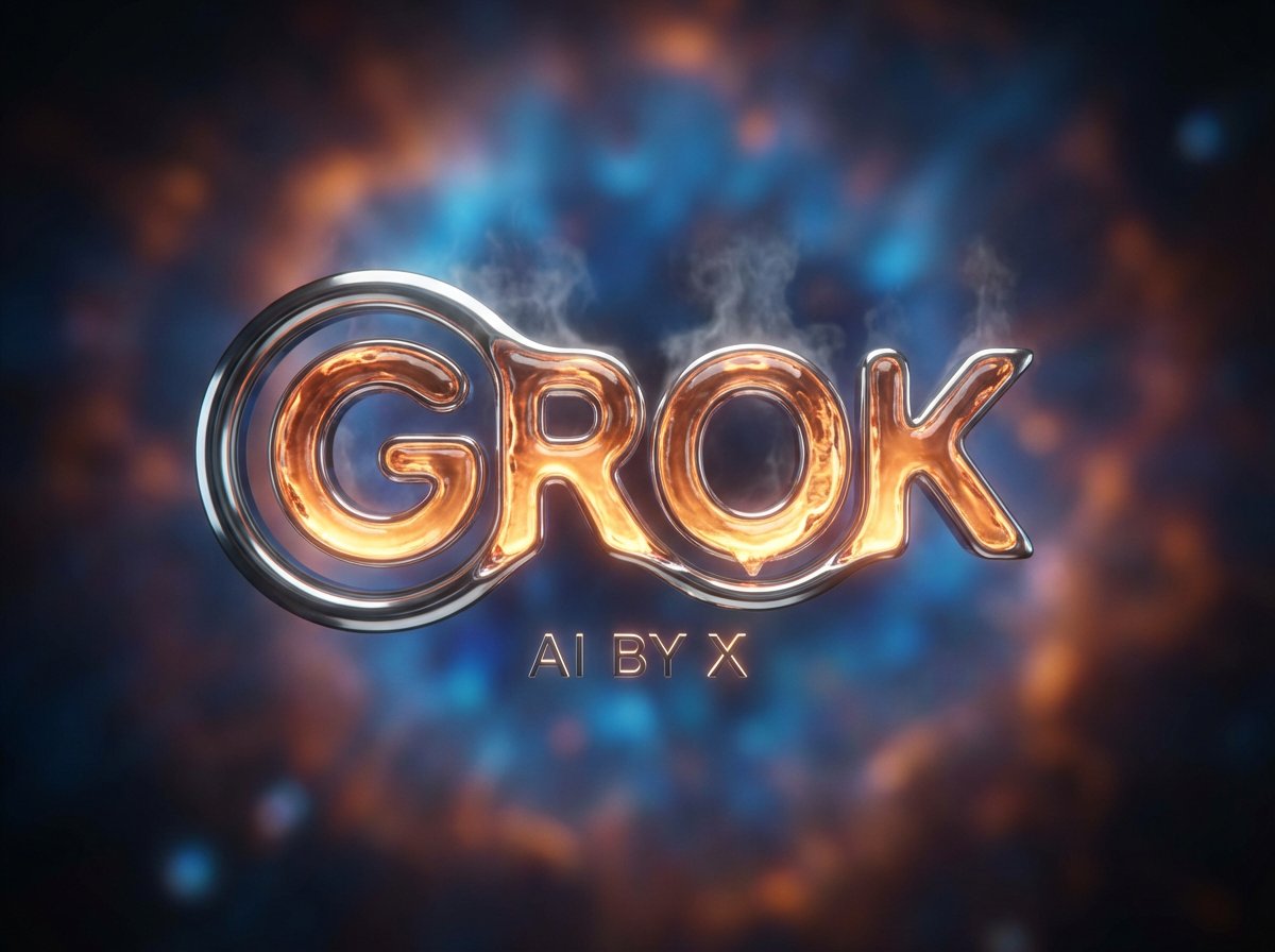 Cinematic 3D logo with auto-assigned texture — example 3