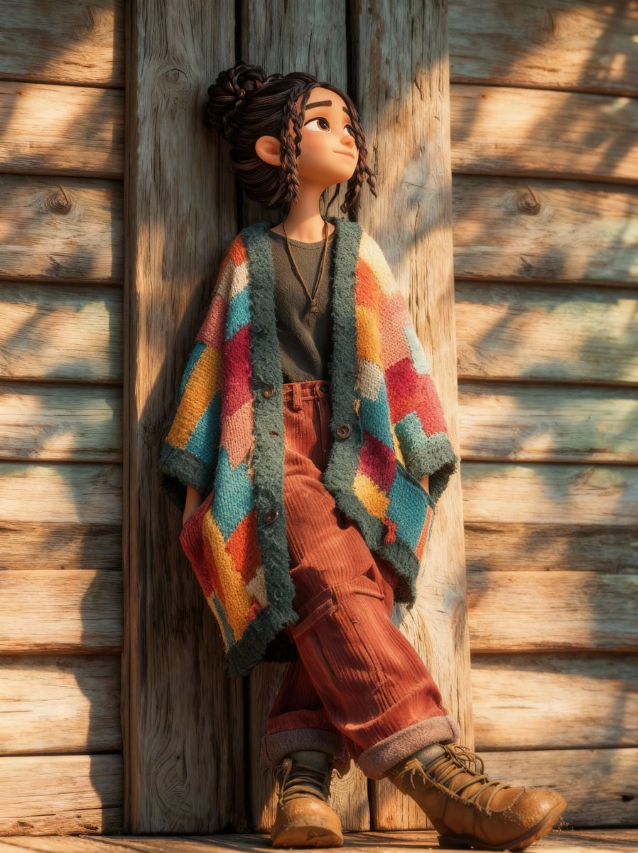 Cinematic Pixar-Style Girl Portrait Prompt — example 1