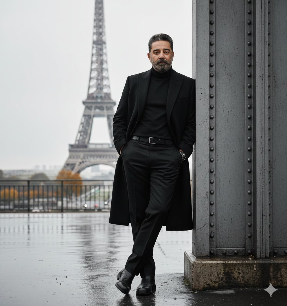 Cinematic Portrait in Rainy Paris — example 3