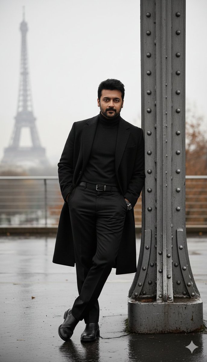 Cinematic Portrait in Rainy Paris — example 4