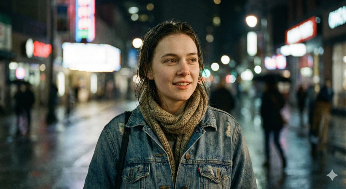 Ultra-Realistic Cinematic Street Portrait — example 1