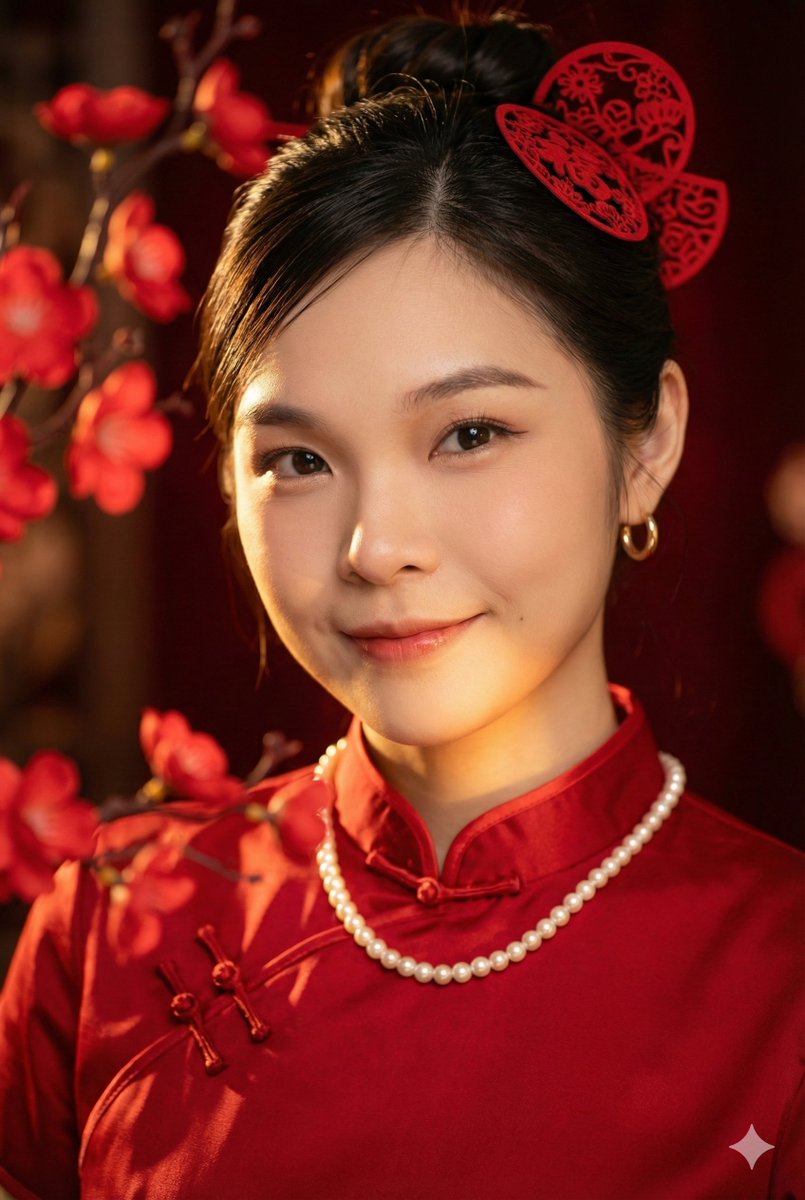 New Chinese Style Portrait with Image Consistency Requirement — example 1