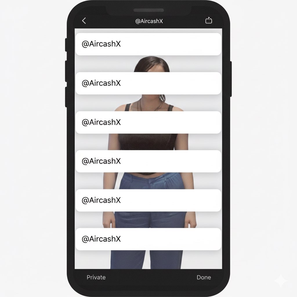 Studio Portrait with Digital UI Overlay — example 1