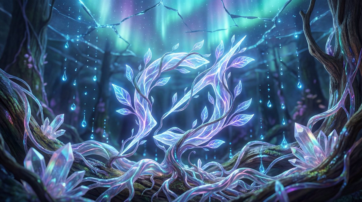Surreal Bioluminescent Vine Fantasy — example 3