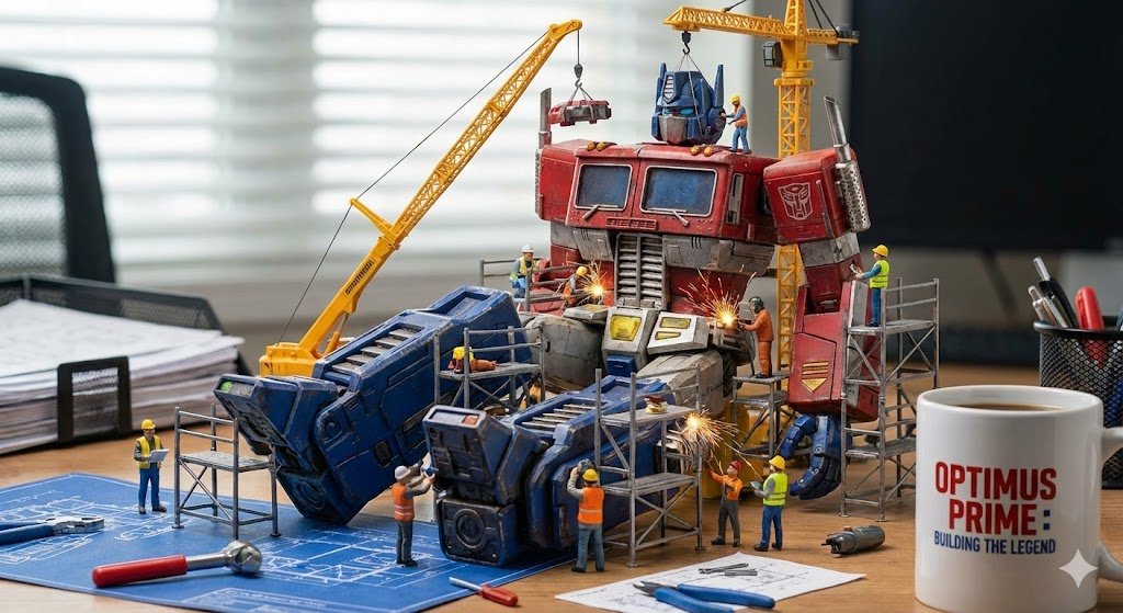 Miniature Construction Site Ad for a Product — example 3