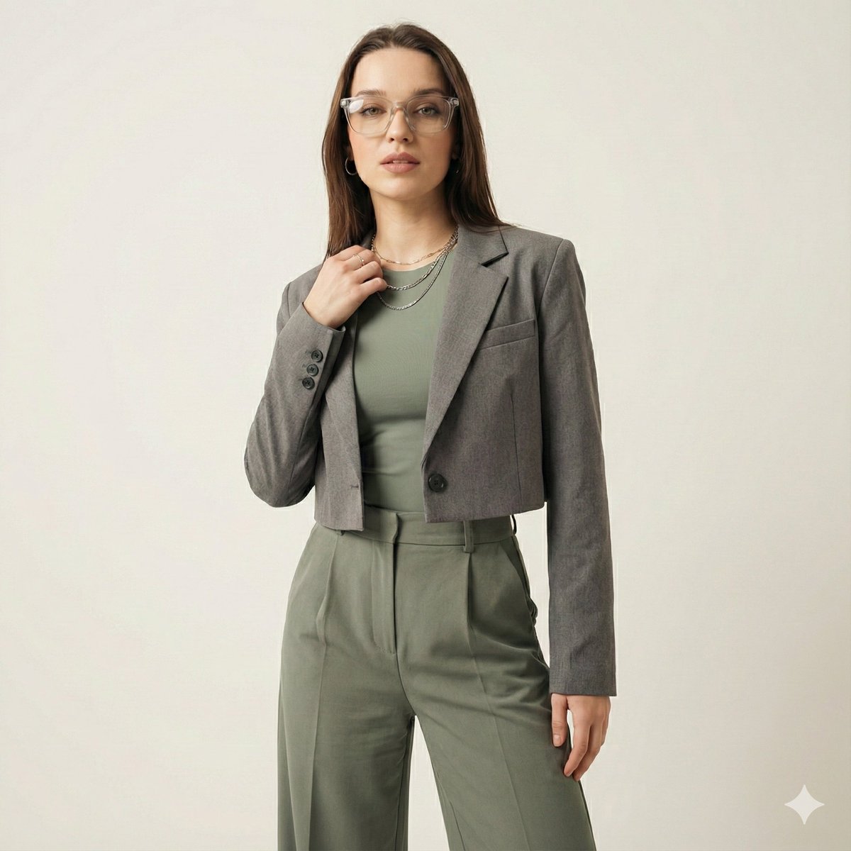 Gen-Z Fashion Editorial Studio Portrait — example 2