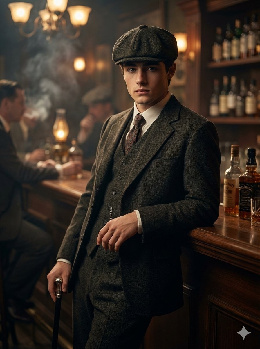 Peaky Blinders Inspired Cinematic Portrait