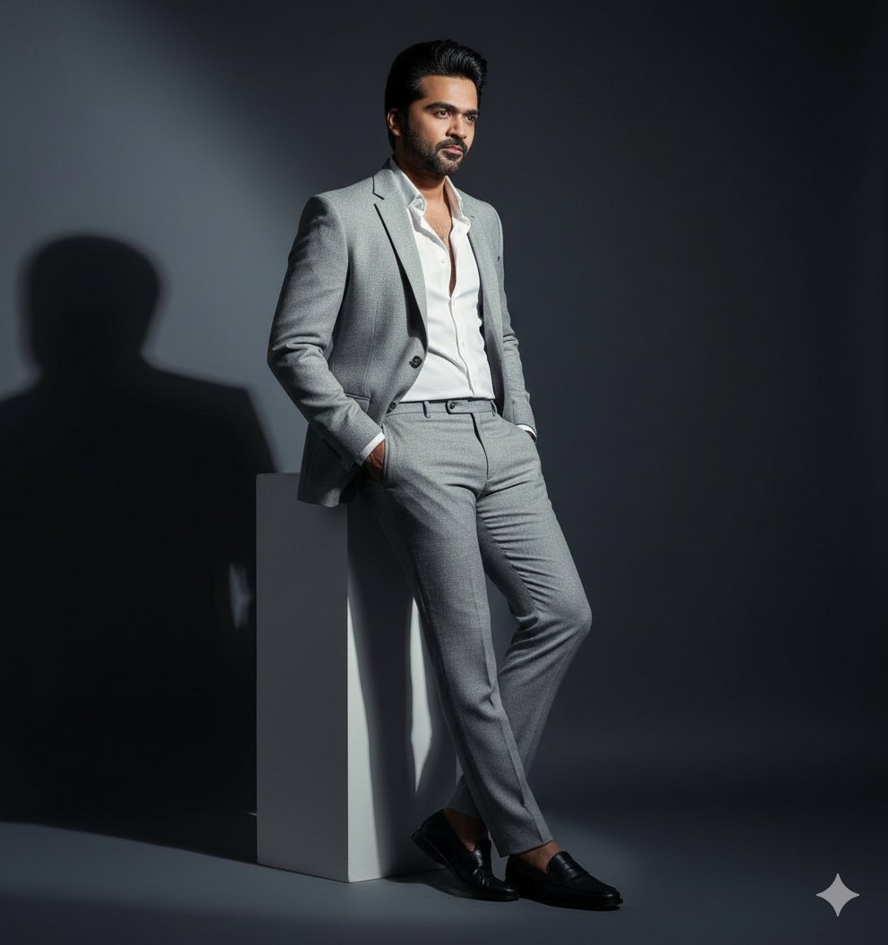 High-Contrast Fashion Editorial Portrait of a Man — example 4