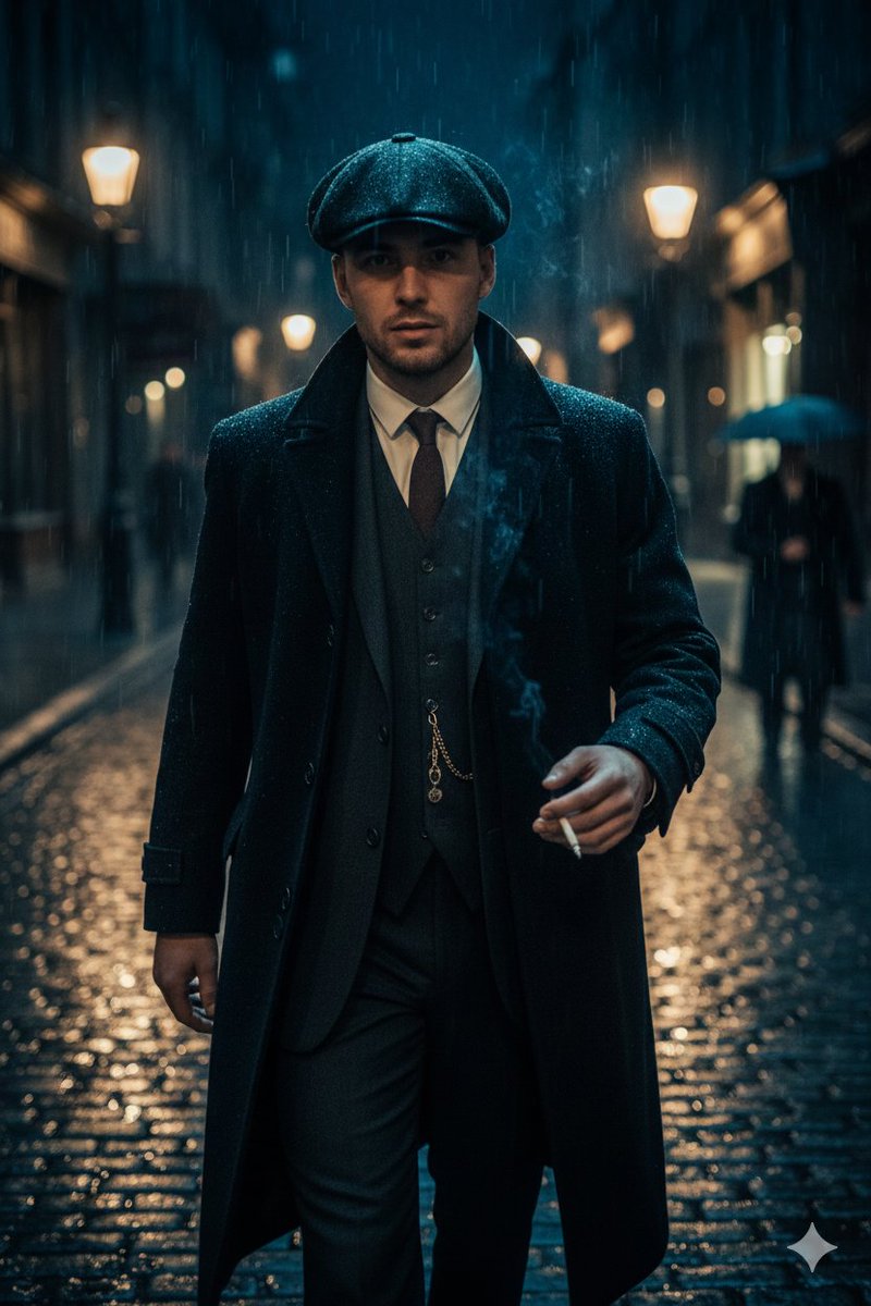Neo-Noir 1920s Gangster Portrait — example 1