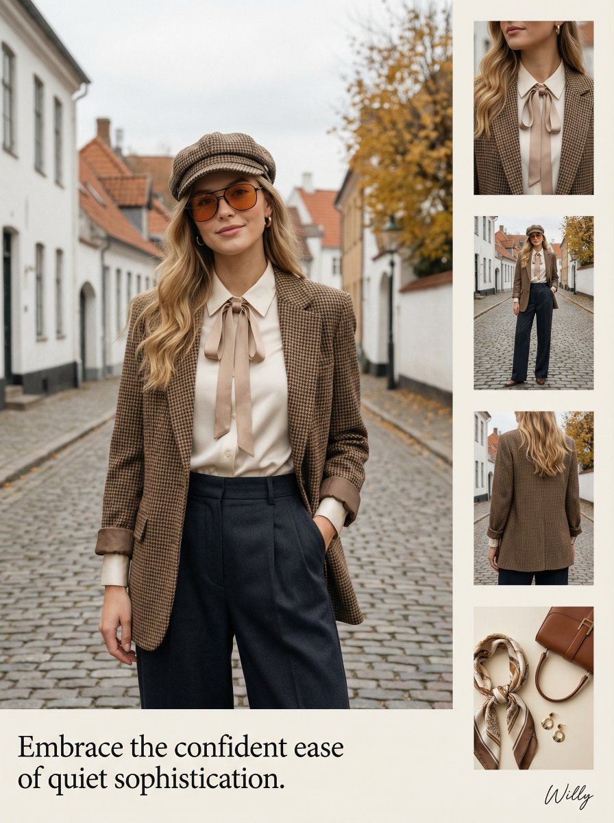 1970s Inspired Quiet Luxury Fashion Lookbook — example 1