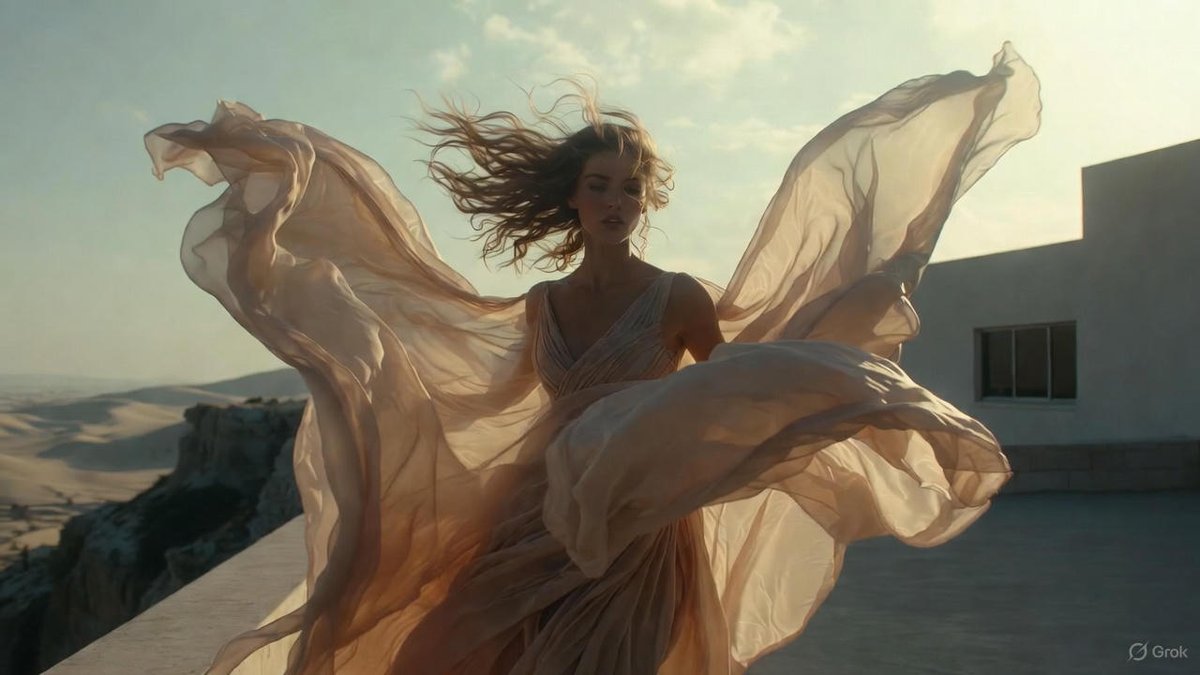 High-Fashion Cinematic Motion Shot — example 1