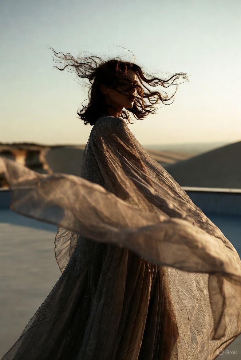 High-Fashion Cinematic Motion Shot — example 3