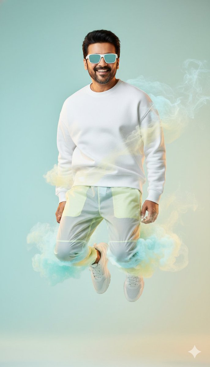 High-Fashion Sportswear Editorial Jump Shot — example 1