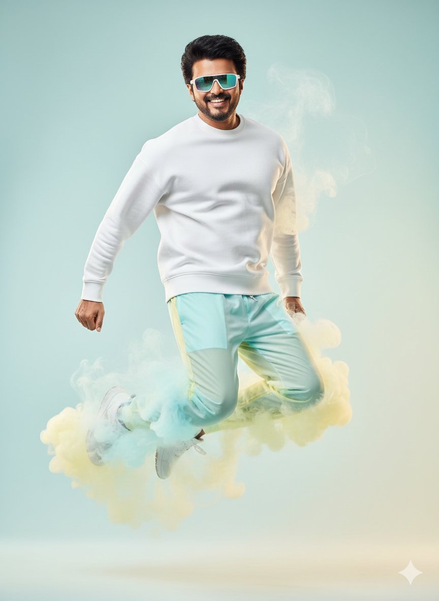 High-Fashion Sportswear Editorial Jump Shot — example 3