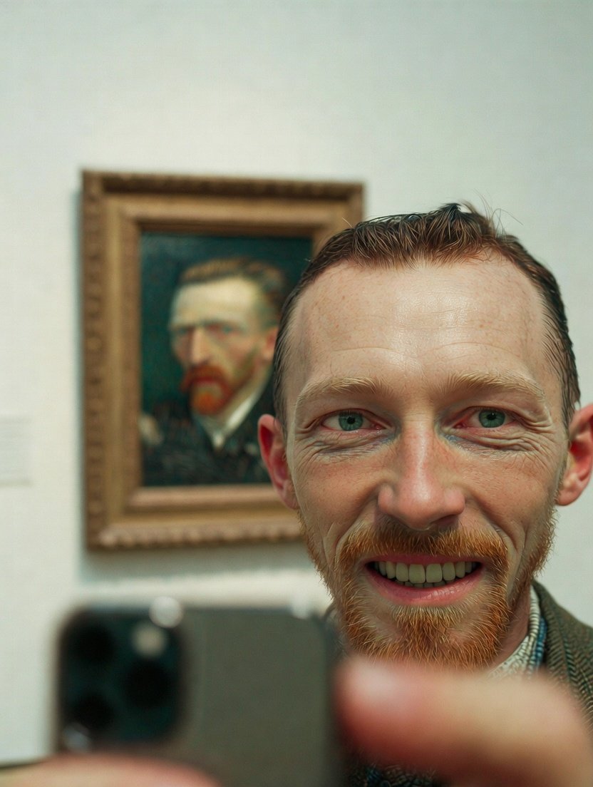 Van Gogh Museum Selfie Prompt — example 2