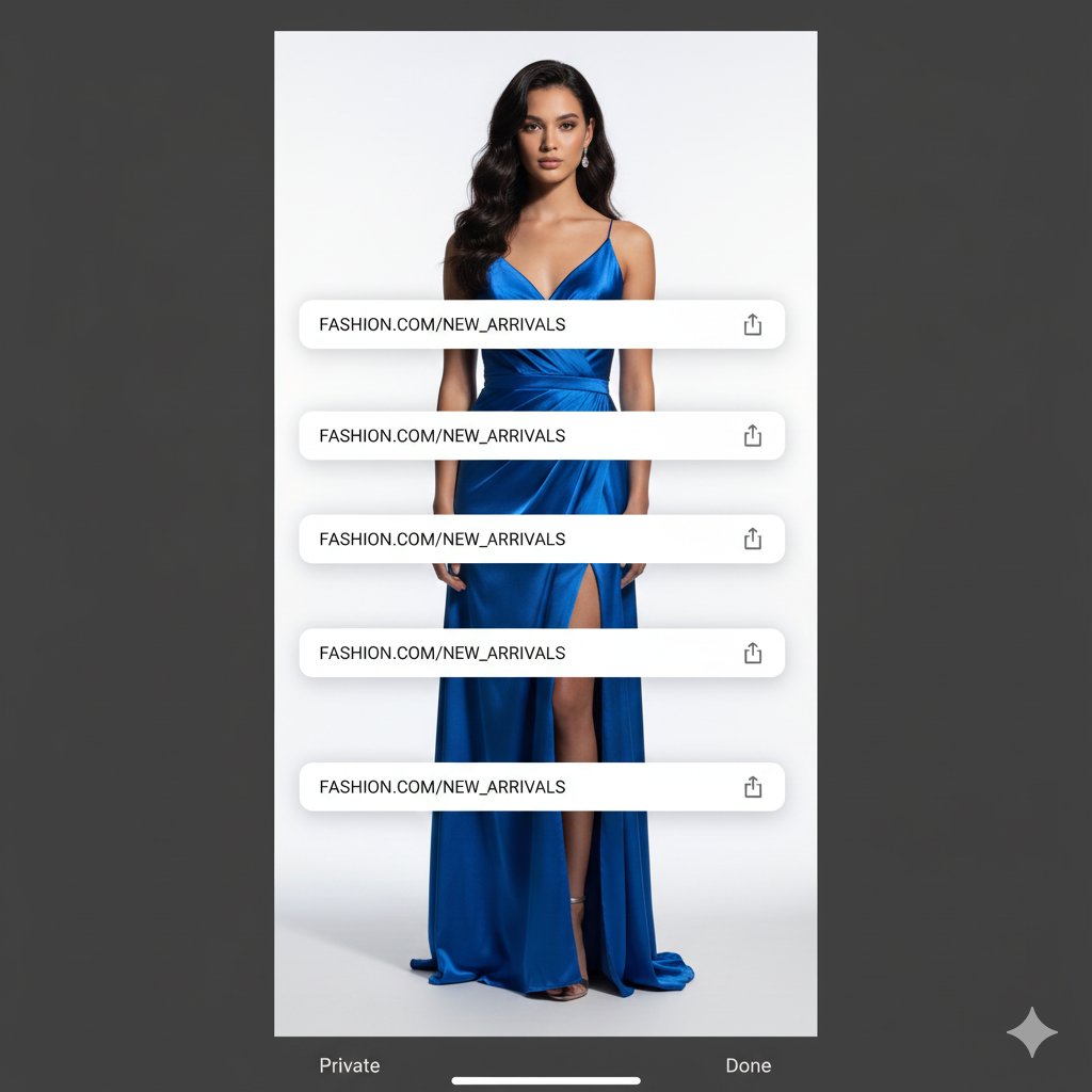 Studio Portrait with Digital UI Overlay — example 1