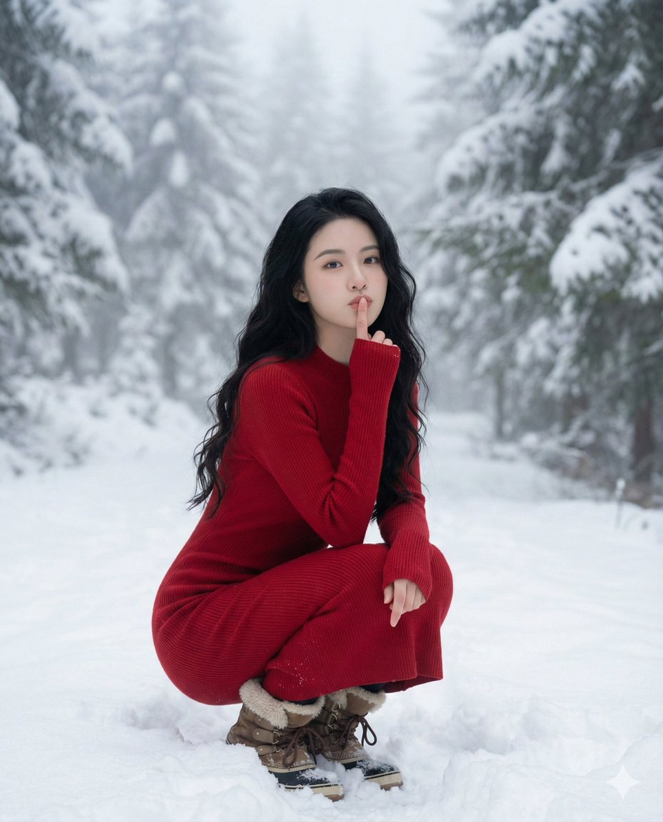 Ultra-Realistic Winter Fashion Portrait — example 2