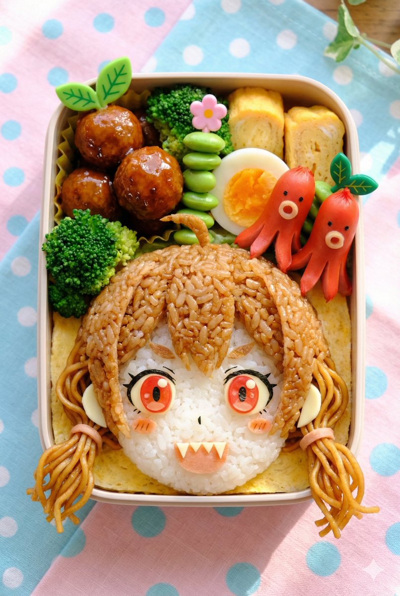 Kyaraben (Character Bento Box) Generation Prompt — example 1