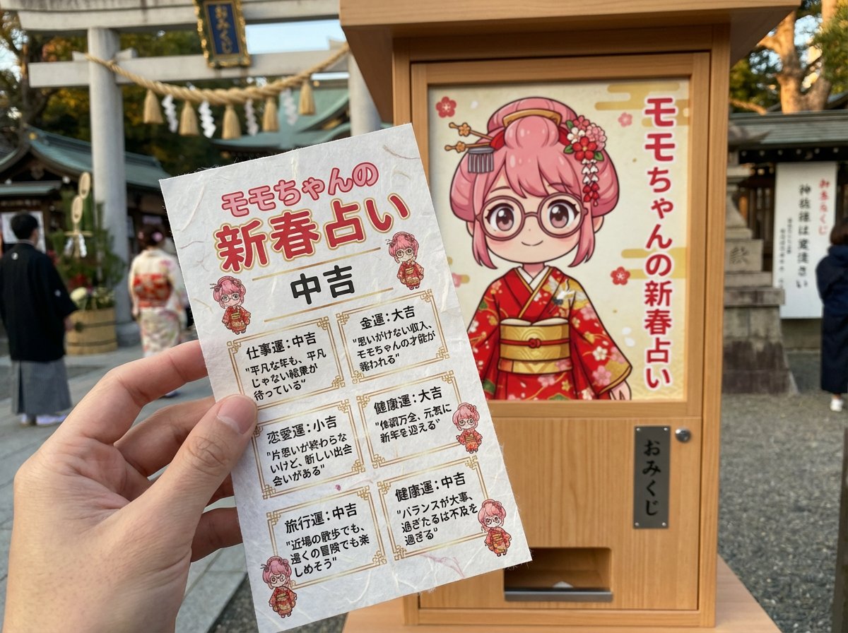 Omikuji (Fortune Slip) Generation Prompt with Character Integration — example 2