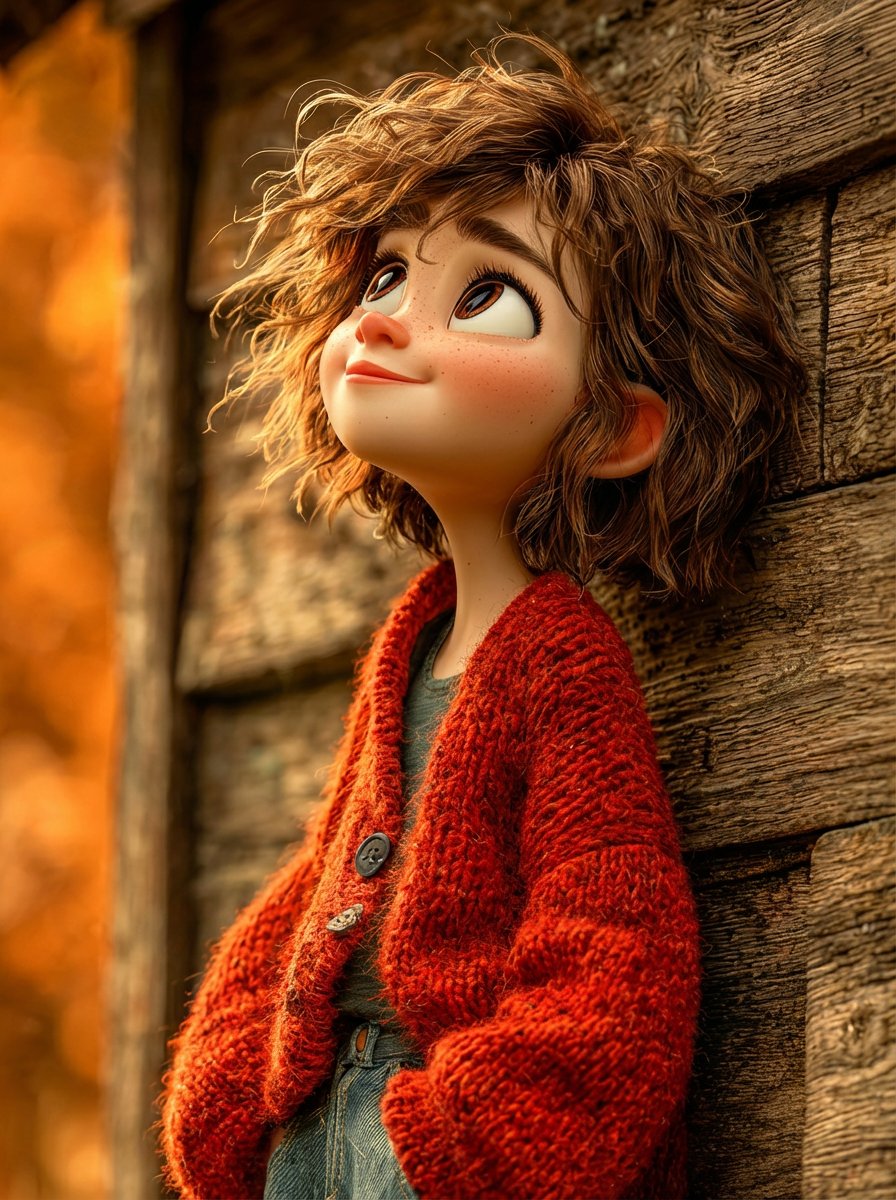 Pixar-Style 3D Animated Character Portraits — example 2
