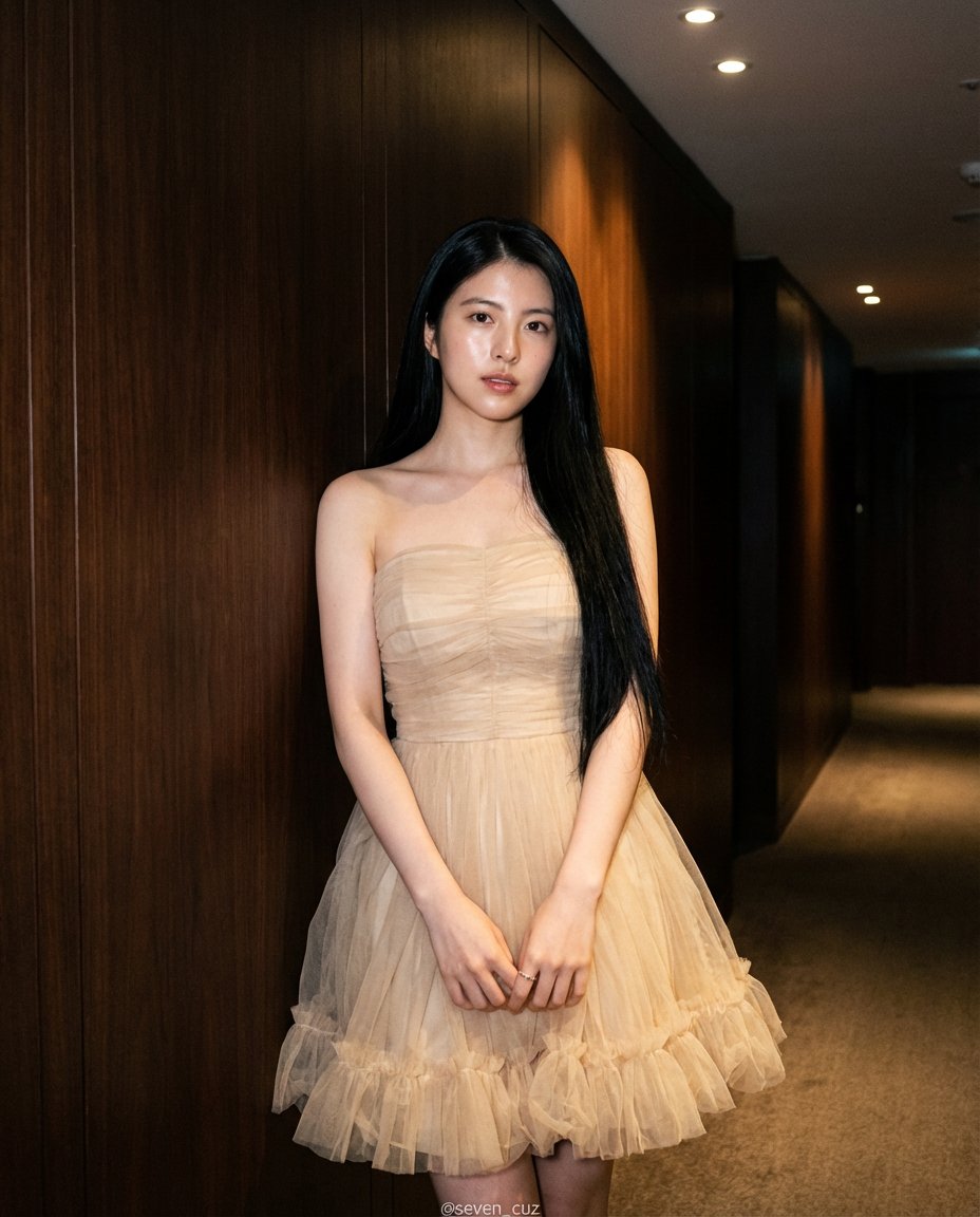 Elegant Three-Quarter Portrait with Identity Lock — example 1
