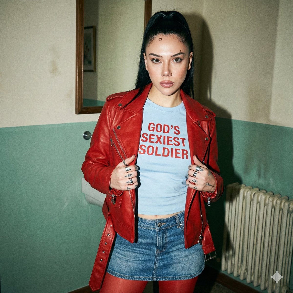 Indie Sleaze 2000s Street Style Portrait Prompt — example 1