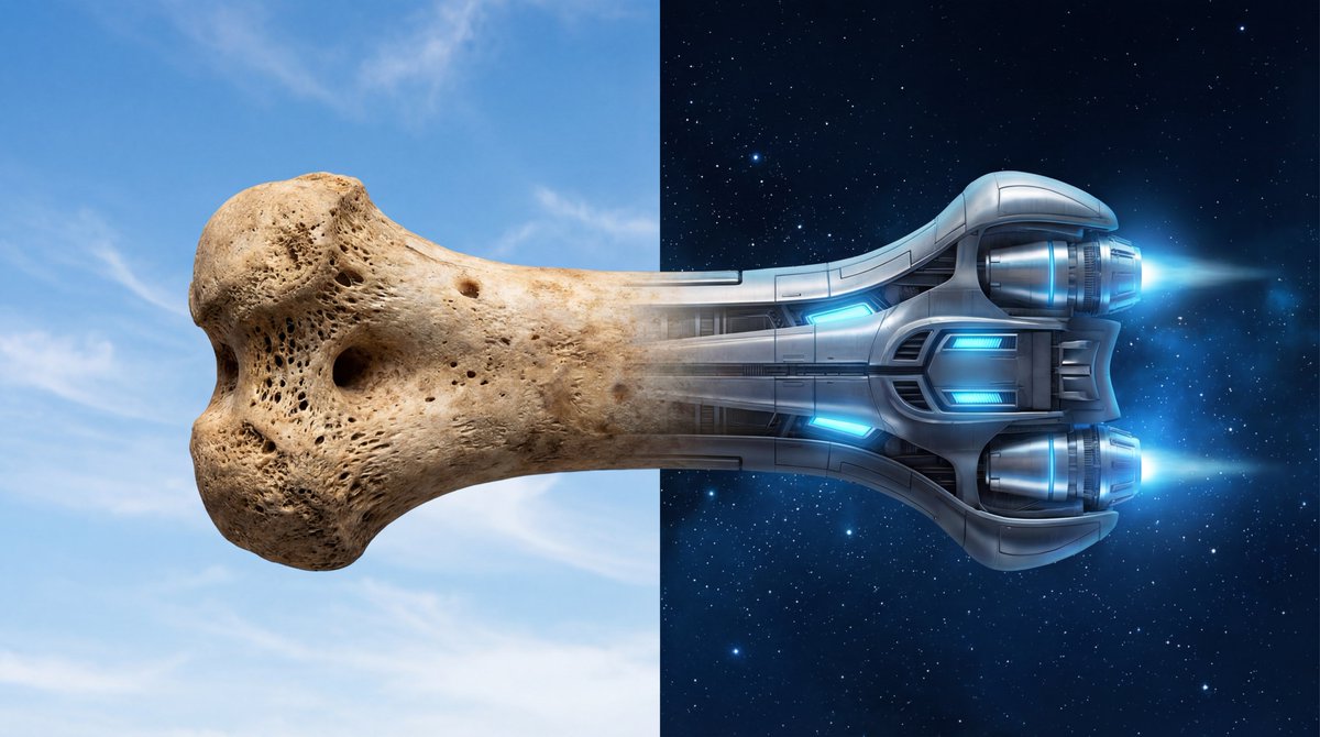 Bone to Spaceship Transition Image