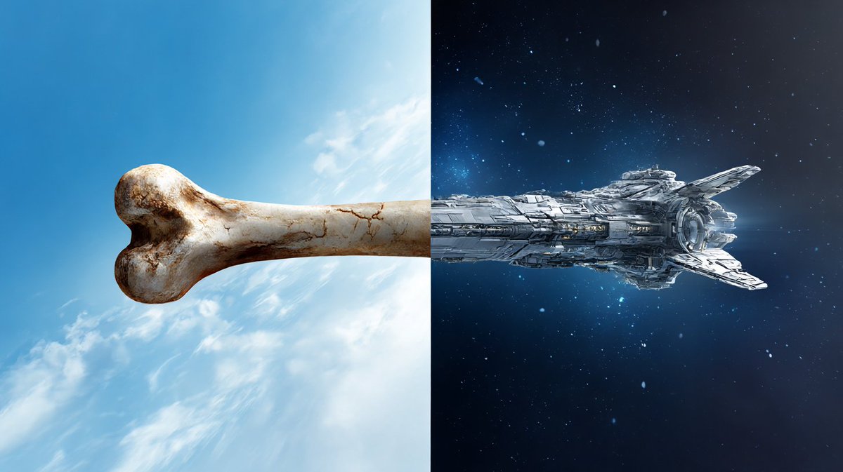 Bone to Spaceship Transition Image — example 2